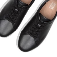 ראלי שחור עור סוליה שחורה פיטפלופ FITFLOP