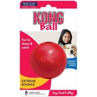 קונג כדור משחק קשיח לכלבים מידה סמול