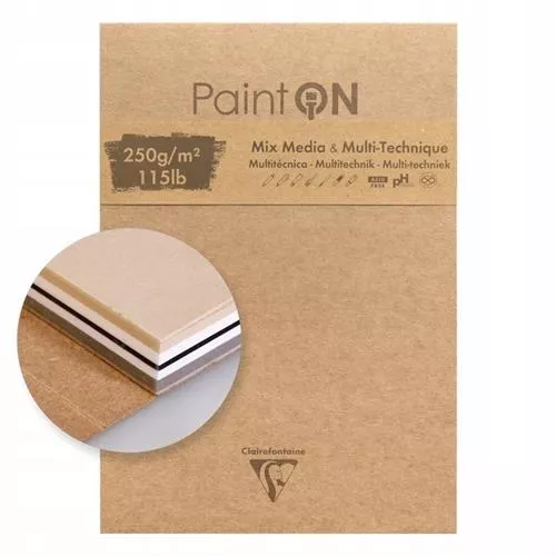 בלוק ציור Paint On פיינט-און מגון צבעים 50 דפים 13.9/21.5