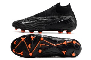 נעלי כדורגל מקצועיות נייק שחור כתום Nike Phantom GX Elite DF FG