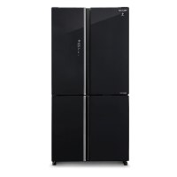 מקרר 4 דלתות 572 ליטר Sharp דגם SJ-8960-BK זכוכית שחורה גלאט שארפ