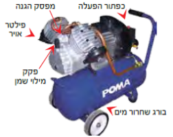 מדחס אוויר מקצועי TD-4026