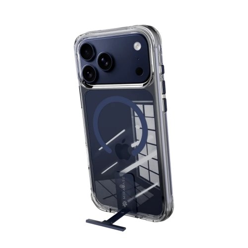 כיסוי שקוף-כחול עבור Miracase MiraKick iPhone 17 Pro