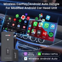 CCPA מתאם לרכב CarPlay ו‑Android Auto אלחוטי Carlinkit