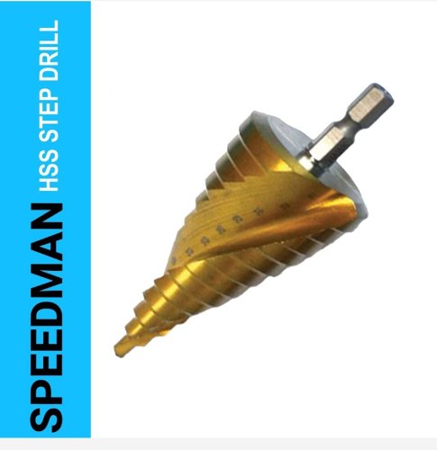 מקדח מדורג מקצועי חיבור אימפקט SPEEDMAN מידה 4-32
