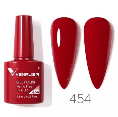 לק ג'ל VENALISA ונליסה 7.5 מ"ל מס' 454