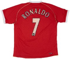 חולצת רטרו מנצ'סטר יונייטד 2006-07 - Ronaldo #7