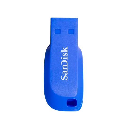 זיכרון נייד USB און-קי SanDisk Cruzer Blade Z50 16GB בצבע כחול סנדיסק
