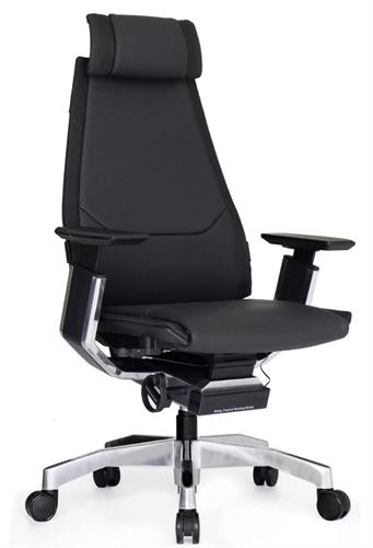 כיסא רשת ארגונומי ריפוד עור קומפורט Comfort Genidia