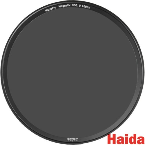 Haida NanoPro Magnetic ND3.0 10 stop Filter with Adapter Ring (77mm) פילטר 10 סטופ ND מגנטי עגול