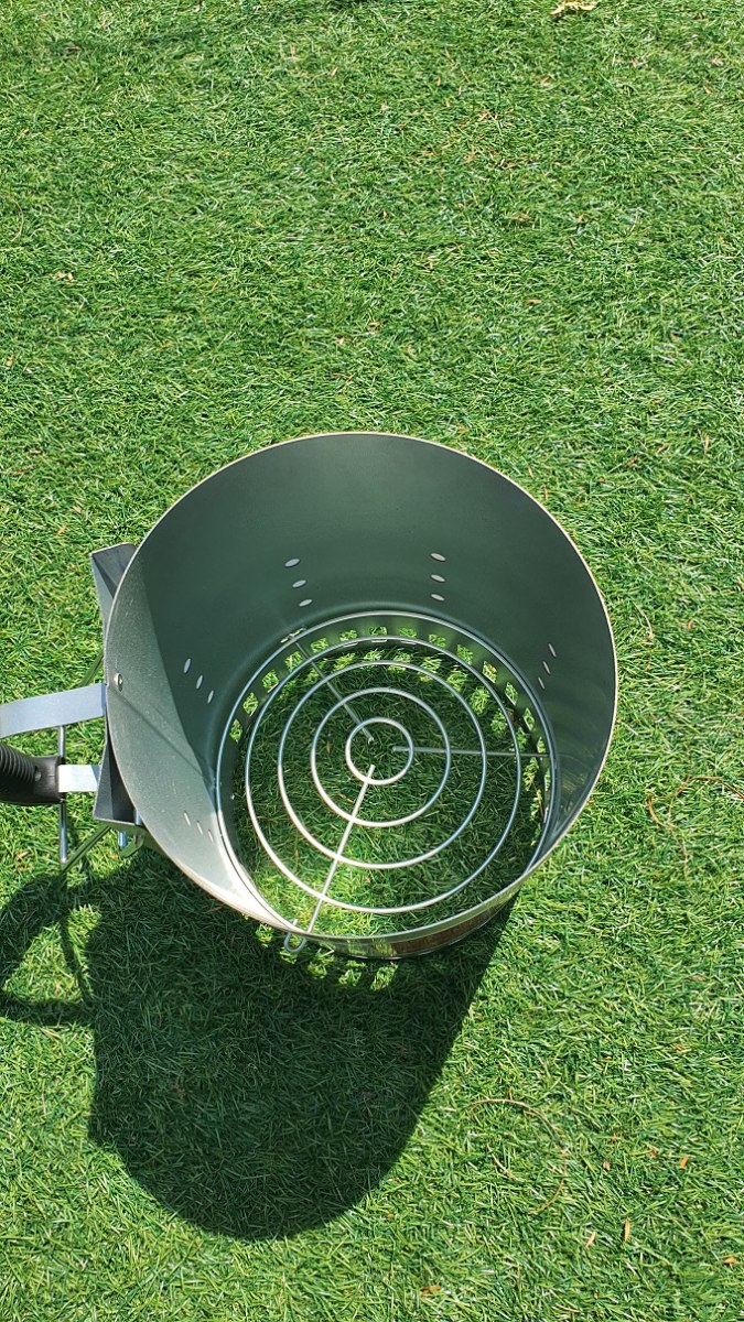 מלהיט פחמים ענק ואיכותי! THE REAL CHARCOAL Chimney starter