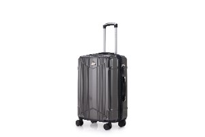 סט 3 מזוודות איכותיות פוליקרבונט TESLA עם מנעול TSA - צבע אפור
