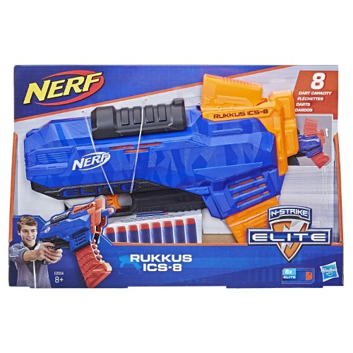 רובה נרף עלית רוקוס עם מחסנית Nerf - N-Strike Elite Rukkus