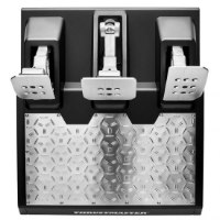 דוושות הגה Thrustmaster T-LCM PC/PS/Xbox – דוושות מתכתיות כסופות על בסיס שחור עם משטח רגליים מרוקע