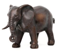 פסל פיל ברונזה 32 ס"מ Bronze Elephant