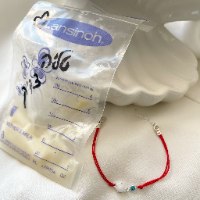 צמיד חוט אדום מריה כסף 925+עין-שביל החלב-תכשיטים למניקות