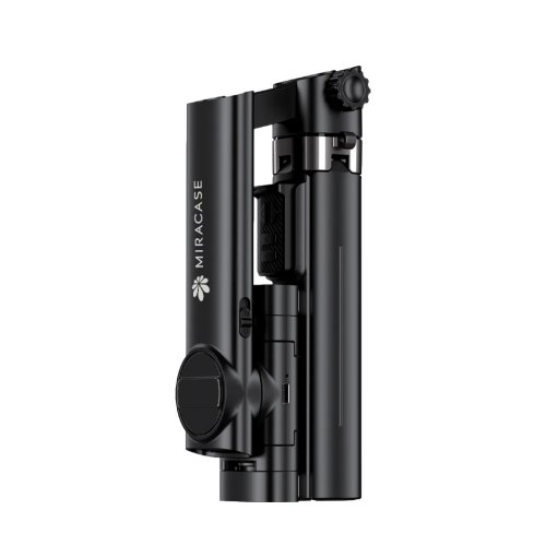 מייצב צילום עם מוט סלפי, חצובה ושלט Bluetooth Miracase MAIG10