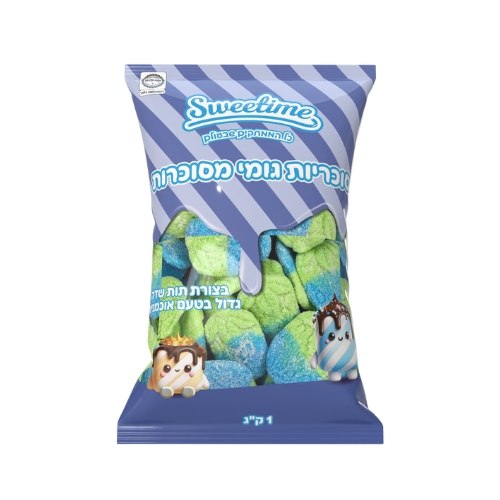 קילו גומי בצורת תות גדול אוכמניות כחול