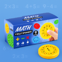 ערכת ספינרמטמטיקה – 9 ספינרים למשחקי חשבון מהנים