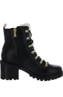 TOMMY HILFIGER Womens Black Booties