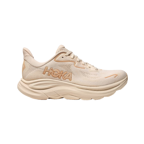 HOKA CLIFTON 10 נעלי ספורט נשים הוקה קליפטון 10 בצבע וניל/לבנה | רוחב לבחירה
