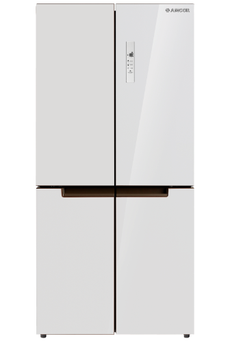 מקרר 4 דלתות NO FROST מקפיא תחתון 506 ליטר תוצרת AMCOR דגם AM4550GW זכוכית לבן