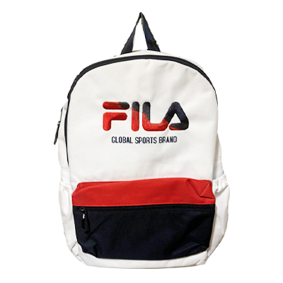 תיק גב 3 תאים FILA - לבן