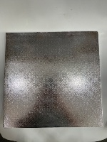 משטח ריבוע 34*34 כסף עבה