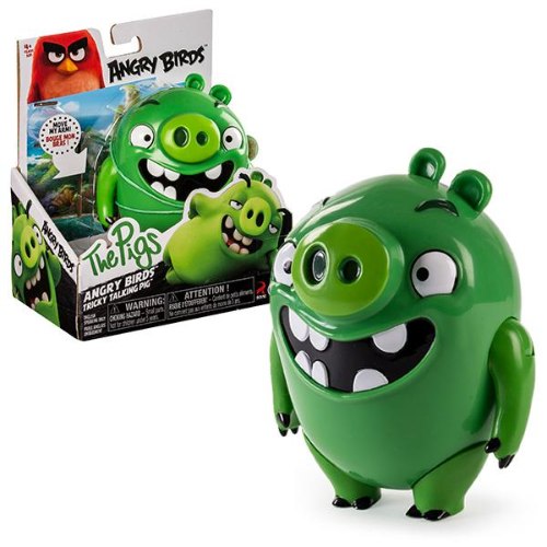 דמות אנגרי בירדס טריקי החזיר עם קול ותנועה Angry Birds Tricky