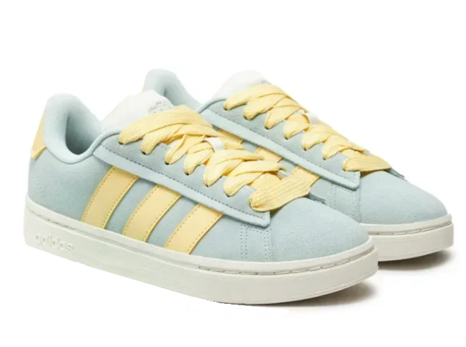 נעלי אדידס Adidas Grand Court Alpha תכלת צהוב