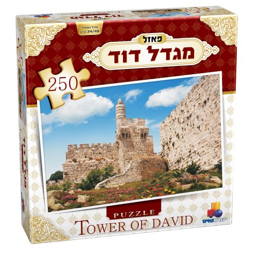 פאזל מגדל דוד 250 חלקים