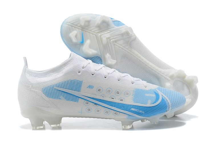 נעלי כדורגל Nike Mercurial Vapor XIV Elite FG לבן תכלת