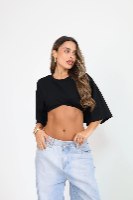 חולצת קרופ