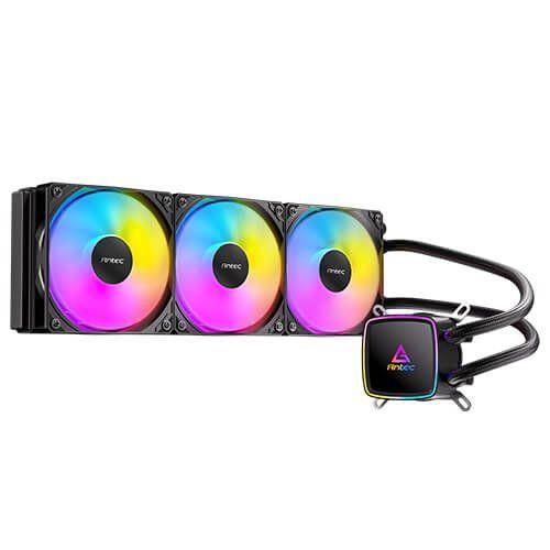 קירור נוזלי Antec Ultra 360 Black ARGB 3x120mm PWM Intel AMD 300W