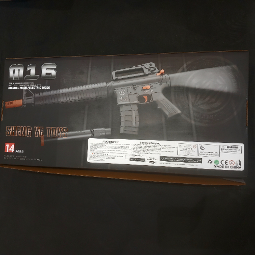 רובה ג'ל אוטומט סוללה נטענת -  Gel blaster M16 OPERATION MANUALFOR