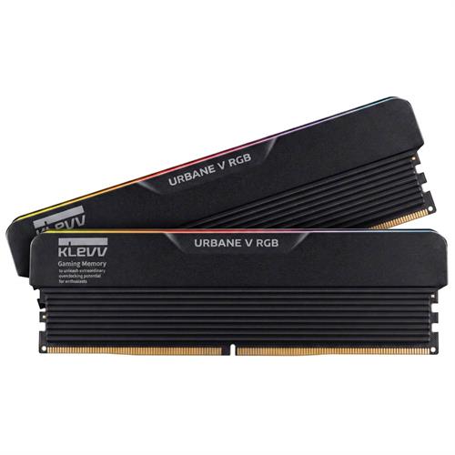 זיכרון Klevv DDR5 32GB (2x16GB) 6000 CL28 Urban V RGB Black