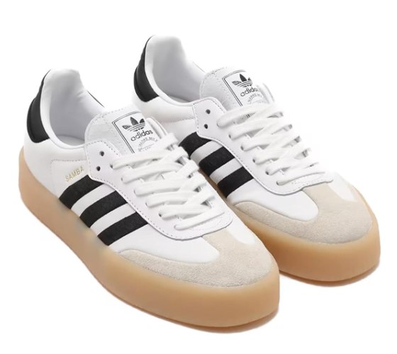 סניקרס אדידס סמבה מדגם Adidas Sambae W לבן שחור
