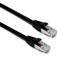 מגשר מסוכך EXCEL CAT6A צבע שחור באורך 5