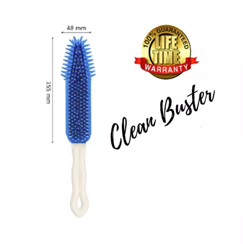 ה CLEAN BUSTER  מברשת הסילקון  שלא תשאיר סיכוי לפרווה וללכלוך