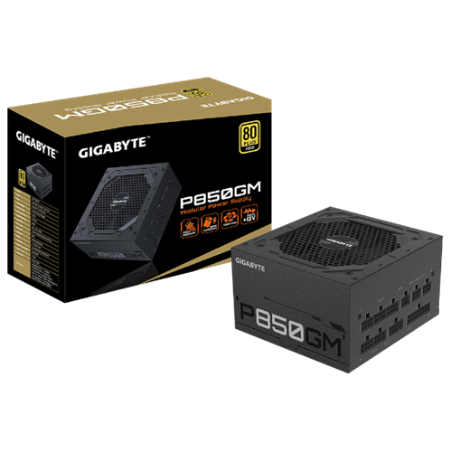 ספק כח GIGABYTE P850GM ATX V12 120mm Fan 80 plus GOLD