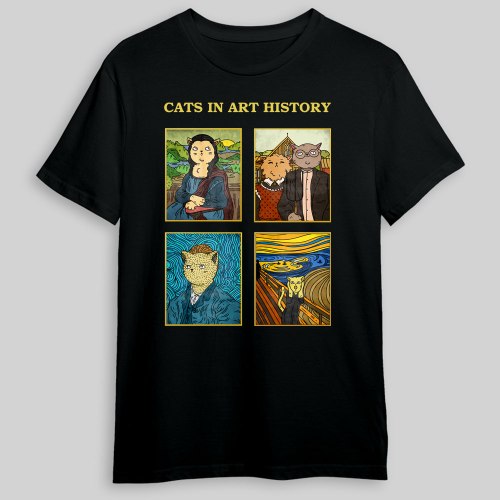 חולצה Cats in Art