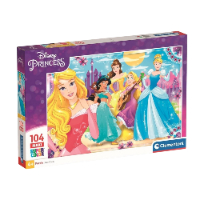 קלמנטוני מקסי - פאזל 104 חלקים נסיכות - Clementoni Maxi Puzzle 23714