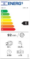 מדיח כלים רחב שחור SAUTER דגם SDW1050B סאוטר