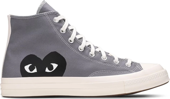 Comme des Garçons PLAY x Chuck 70 High Steel Gray