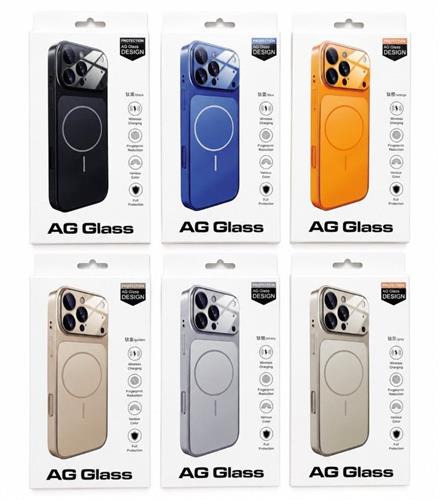 מגן AG GLASS לאייפון 16 פרו - מגן שהופך את עיצוב המכשיר לאייפון 17 פרו מקס