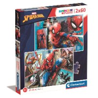 קלמנטוני - זוג פאזלים 2X60 ספיידרמן - Clementoni Puzzle Spiderman