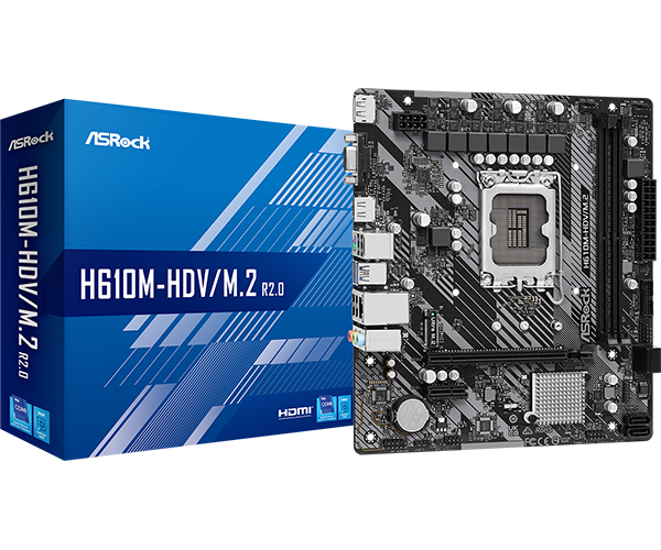 לוח אם – ASRock H610M-HDV/M.2 R2.0
