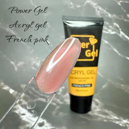 אקריג'ל ורוד פרנץ' ACRYGEL FRENCH PINK  POWER GEL