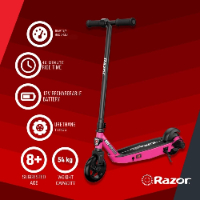 ראזור - קורקינט חשמלי לילדים צבע ורוד - Razor S80