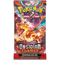 פוקימון - מעטפה מכילה (10 קלפים) - POKEMON OBSIDIAN FLAMES BOOSTER PACK